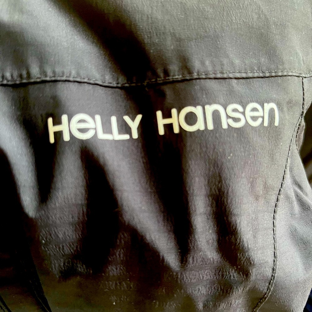 Helly Hansen Rain jacket black long hooded, black polyamide polyester size xs - Picture 2 of 8